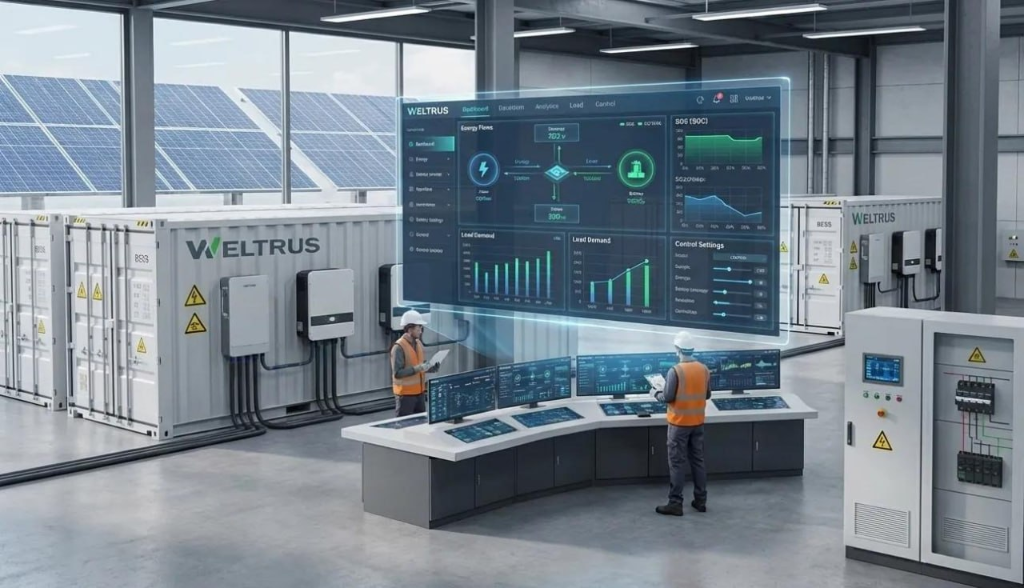 AI-Driven Smart Energy Management Control Room